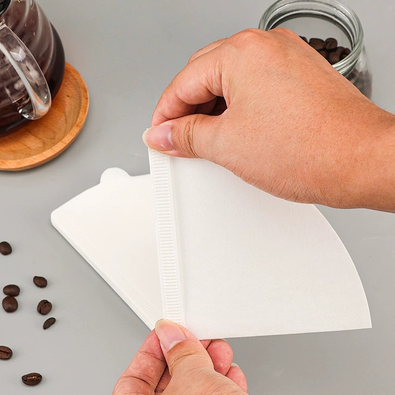 Drop-shipping coffee filter paper, grounds-separating paper, one-time drip-style filter for Japanese original brew coffee